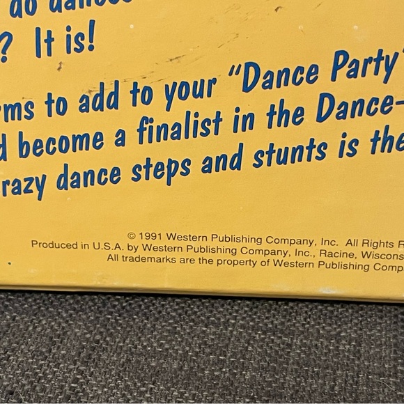 Vintage Dance Party Game Golden Dance Craze Board Game Of The 90'S (1991) As-is - Picture 6 of 6